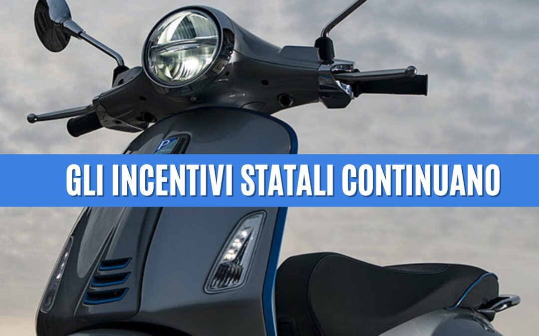 Ecobonus sull’elettrico per Vespa e Piaggio!