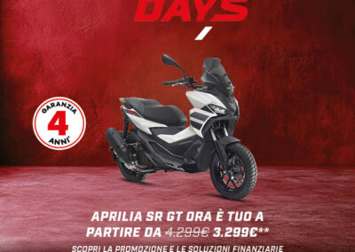 APRILIA SCOOTER OPEN DAYS