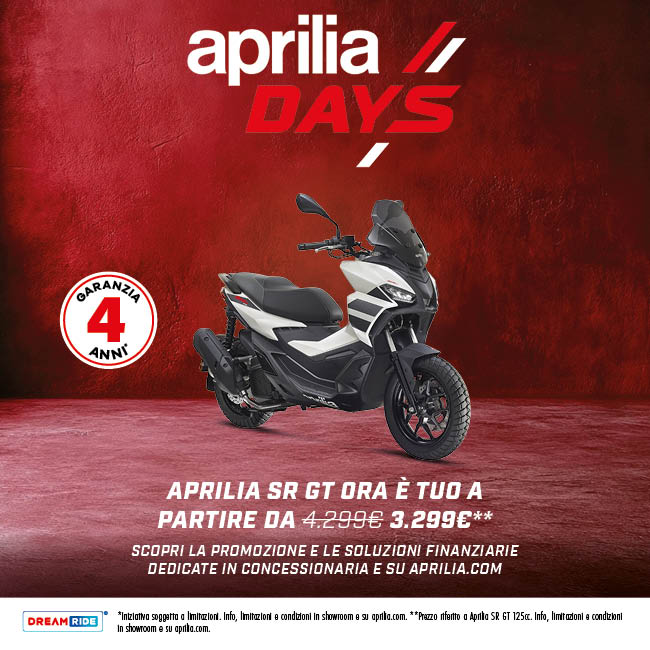 APRILIA SCOOTER OPEN DAYS