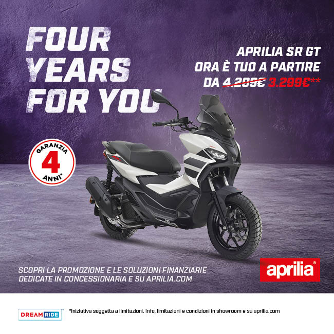APRILIA SCOOTER PROMOZIONI SR GT